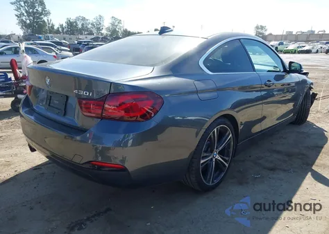 2020 BMW 430I z USA, uszkodzony, nr VIN WBA4W3C08LFJ83854
